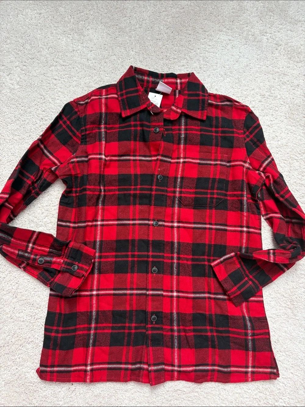 NWT GAP KIds Plaid Flannel Shirt, 8